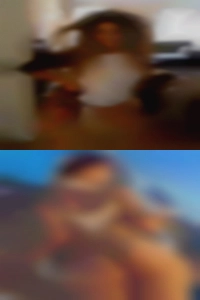 Naked woman kissing plus size horny men.